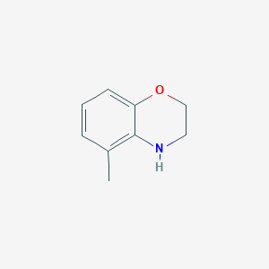 molecular formula C9H11NO B3388719 5-methyl-3,4-dihydro-2H-1,4-benzoxazine CAS No. 888731-58-6