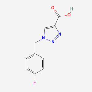 1-(4-fluorobenzyl)-1H-1,2,3-triazole-4-carboxylic acid