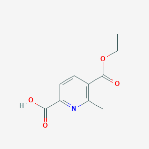 molecular formula C10H11NO4 B3388750 5-(Ethoxycarbonyl)-6-methylpyridine-2-carboxylic acid CAS No. 890302-07-5