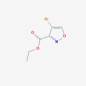 molecular formula C6H6BrNO3 B3388793 Ethyl 4-bromo-1,2-oxazole-3-carboxylate CAS No. 893638-55-6