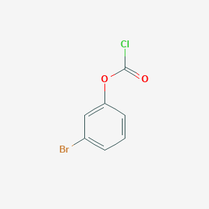 B3388891 Carbonochloridic acid, 3-bromophenyl ester CAS No. 89629-89-0