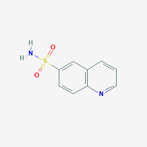 molecular formula C9H8N2O2S B3388918 Quinoline-6-sulfonamide CAS No. 89770-31-0
