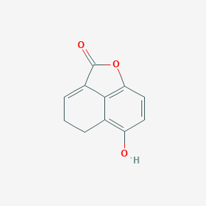 molecular formula C11H8O3 B033892 5-Hydroxy-3,4-dihydronaphthalene-1,8-carbolactone CAS No. 105290-46-8