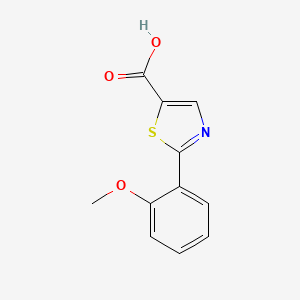 molecular formula C11H9NO3S B3389234 2-(2-Methoxyphenyl)-1,3-thiazole-5-carboxylic acid CAS No. 920441-07-2