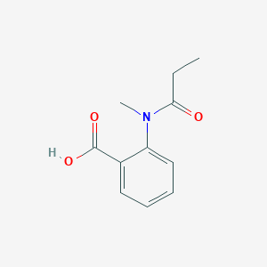 molecular formula C11H13NO3 B3389323 2-(N-methylpropanamido)benzoic acid CAS No. 926195-40-6
