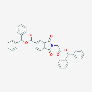 molecular formula C37H27NO6 B338956 Benzhydryl 2-[2-(benzhydryloxy)-2-oxoethyl]-1,3-dioxo-5-isoindolinecarboxylate 