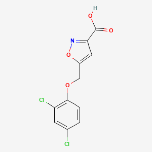 5-(2,4-Dichlorophenoxymethyl)-1,2-oxazole-3-carboxylic acid