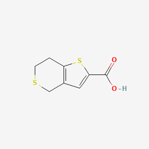 4H,6H,7H-thieno[3,2-c]thiopyran-2-carboxylic acid