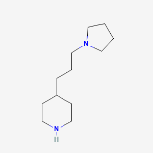4-[3-(Pyrrolidin-1-yl)propyl]piperidine