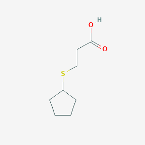 3-(Cyclopentylsulfanyl)propanoic acid