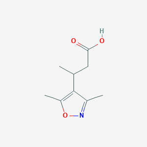 3-(Dimethyl-1,2-oxazol-4-yl)butanoic acid