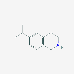 molecular formula C12H17N B3389705 6-(Propan-2-yl)-1,2,3,4-tetrahydroisoquinoline CAS No. 935655-08-6