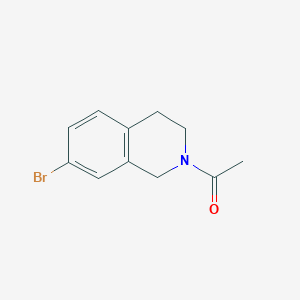 molecular formula C11H12BrNO B3389732 1-(7-Bromo-3,4-dihydroisoquinolin-2(1H)-YL)ethanone CAS No. 937591-28-1