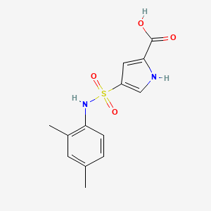 4-[(2,4-dimethylphenyl)sulfamoyl]-1H-pyrrole-2-carboxylic acid