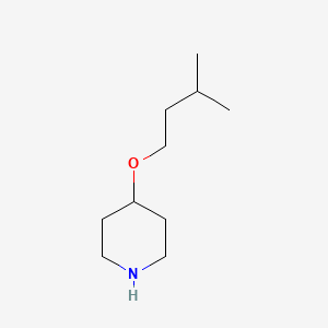 molecular formula C10H21NO B3389914 4-(3-Methylbutoxy)piperidine CAS No. 946681-41-0