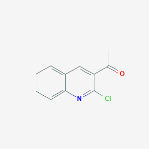 molecular formula C11H8ClNO B3389941 2-Chloro-3-acetylquinoline CAS No. 94741-41-0