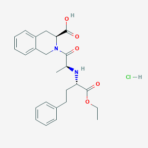 molecular formula C25H31ClN2O5 B000339 Quinapril hydrochloride CAS No. 82586-55-8