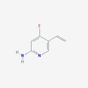 molecular formula C7H7FN2 B3390682 5-Ethenyl-4-fluoropyridin-2-amine CAS No. 1185767-17-2