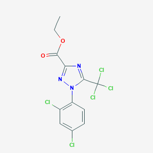 molecular formula C12H8Cl5N3O2 B033907 氟氯唑乙酯 CAS No. 103112-35-2