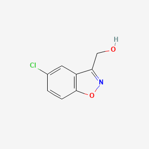 molecular formula C8H6ClNO2 B3390700 (5-Chlorobenzo[d]isoxazol-3-yl)methanol CAS No. 1200219-16-4