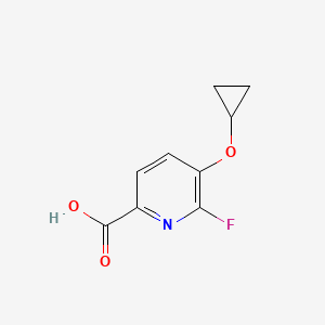 5-Cyclopropoxy-6-fluoropicolinic acid