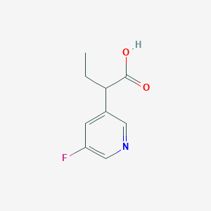 2-(5-Fluoropyridin-3-yl)butanoic acid