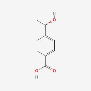 molecular formula C9H10O3 B3390866 4-(1-Hydroxyethyl)benzoic acid, (S)- CAS No. 125577-89-1