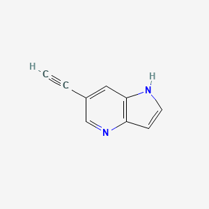 molecular formula C9H6N2 B3390870 6-ethynyl-1H-pyrrolo[3,2-b]pyridine CAS No. 1256790-91-6