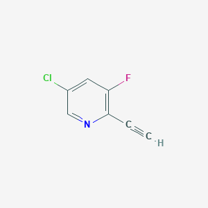 5-Chloro-2-ethynyl-3-fluoropyridine