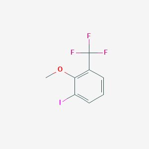 molecular formula C8H6F3IO B3390909 1-Iodo-2-methoxy-3-(trifluoromethyl)benzene CAS No. 1261777-92-7