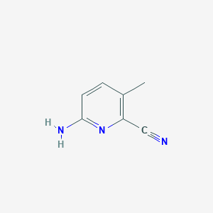 molecular formula C7H7N3 B3390984 6-amino-3-methylpyridine-2-carbonitrile CAS No. 1314964-57-2