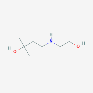 molecular formula C7H17NO2 B3391245 4-((2-Hydroxyethyl)amino)-2-methylbutan-2-ol CAS No. 1509162-96-2