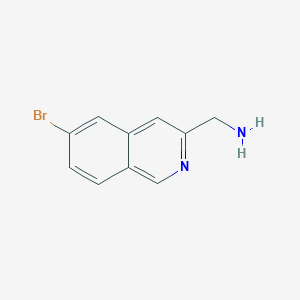 (6-Bromoisoquinolin-3-yl)methanamine