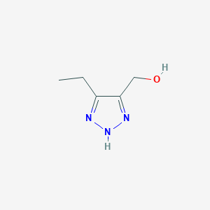 molecular formula C5H9N3O B3391408 (5-Ethyl-1H-1,2,3-triazol-4-yl)methanol CAS No. 1780759-88-7