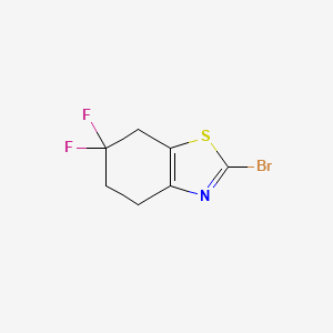 2-Bromo-6,6-difluoro-4,5,6,7-tetrahydro-1,3-benzothiazole