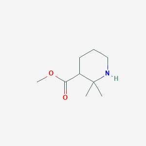molecular formula C9H17NO2 B3391417 Methyl 2,2-dimethylpiperidine-3-carboxylate CAS No. 1782591-54-1