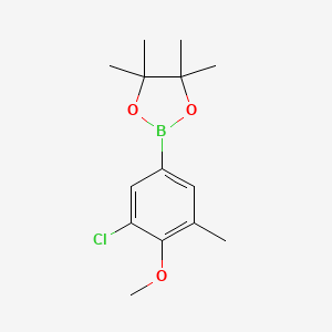 3-Chloro-4-methoxy-5-methylphenylboronic acid pinacol ester