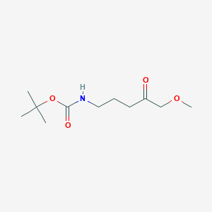tert-butyl N-(5-methoxy-4-oxopentyl)carbamate