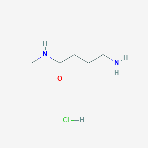 4-Amino-N-methylpentanamide hydrochloride