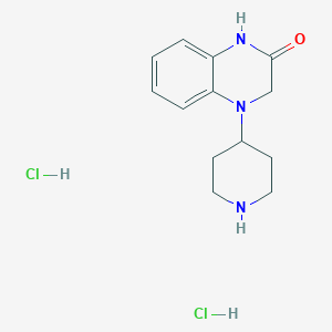 4-(Piperidin-4-yl)-1,2,3,4-tetrahydroquinoxalin-2-one dihydrochloride