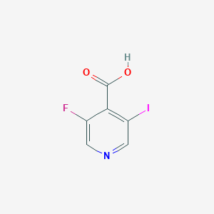 molecular formula C6H3FINO2 B3391500 3-Fluoro-5-iodoisonicotinic acid CAS No. 1805064-69-0