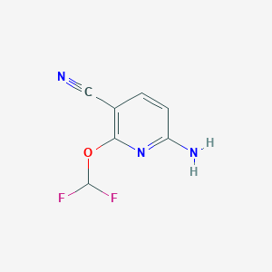 6-Amino-2-(difluoromethoxy)nicotinonitrile