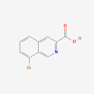 molecular formula C10H6BrNO2 B3391554 8-溴异喹啉-3-羧酸 CAS No. 1823577-48-5