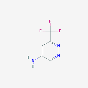 6-(Trifluoromethyl)pyridazin-4-amine