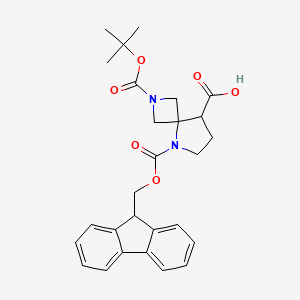 2-Boc-5-fmoc-2,5-diazaspiro[3.4]octane-8-carboxylic acid