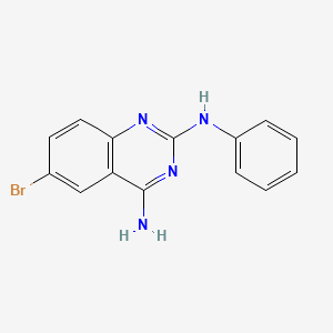 6-bromo-N~2~-phenylquinazoline-2,4-diamine