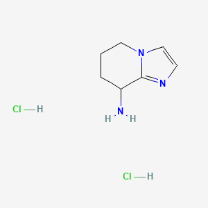 5,6,7,8-Tetrahydroimidazo[1,2-A]pyridin-8-amine 2hcl