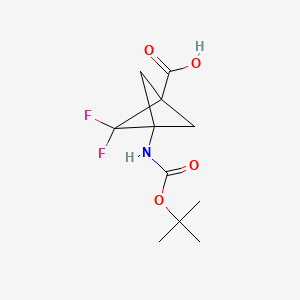 3-Boc-amino-2,2-difluorobicyclo[1.1.1]pentane-1-carboxylic acid