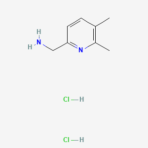 (5,6-Dimethylpyridin-2-yl)methanamine;dihydrochloride