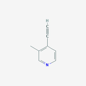 molecular formula C8H7N B3391931 4-Ethynyl-3-methylpyridine CAS No. 30413-60-6
